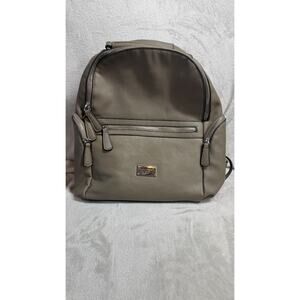 G By Guess Faux Leather Backpack Womens Olive Green